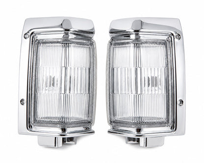 Front Corner Turn Signal Light - for Nissan D21 / Big M Pickup 1995–1996 - BDI 993 - LH + RH Pair