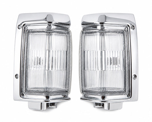 Front Corner Turn Signal Light - for Nissan D21 / Big M Pickup 1995–1996 - BDI 993 - LH + RH Pair