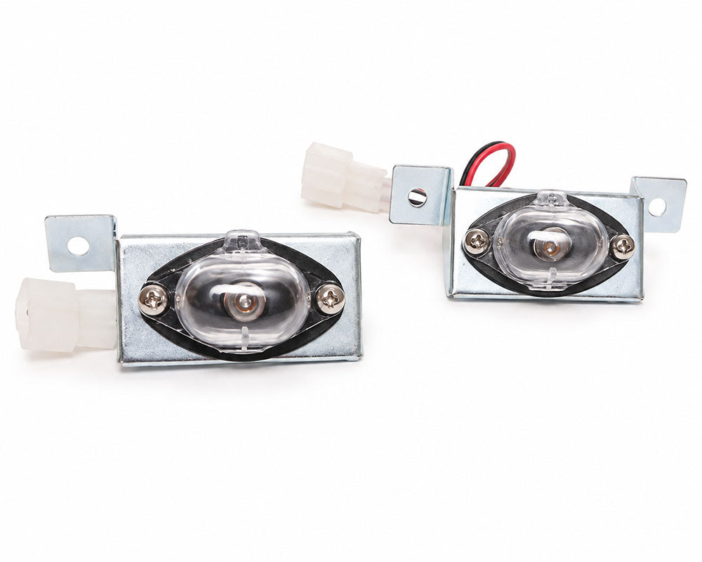 License Plate Light - for Nissan D21 / Big M Pickup 1986–1997 - Pair / 2 Pieces – OEM 65750-23G20
