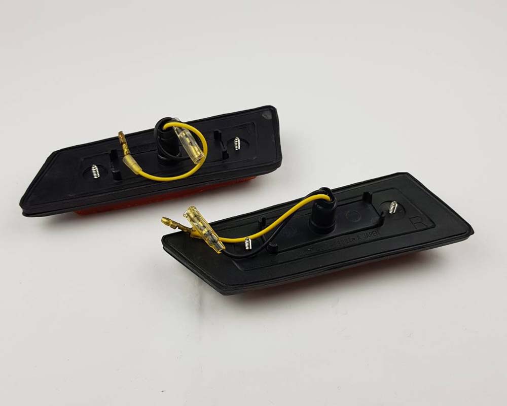 Side Marker Turn Signal Light Pair for Datsun Sunny B310 - Amber - LH + RH - view 2