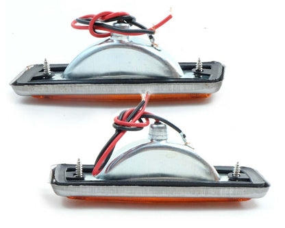 Turn Signal Light Pair for Datsun Sunny B110 - Amber - LH + RH - view 2