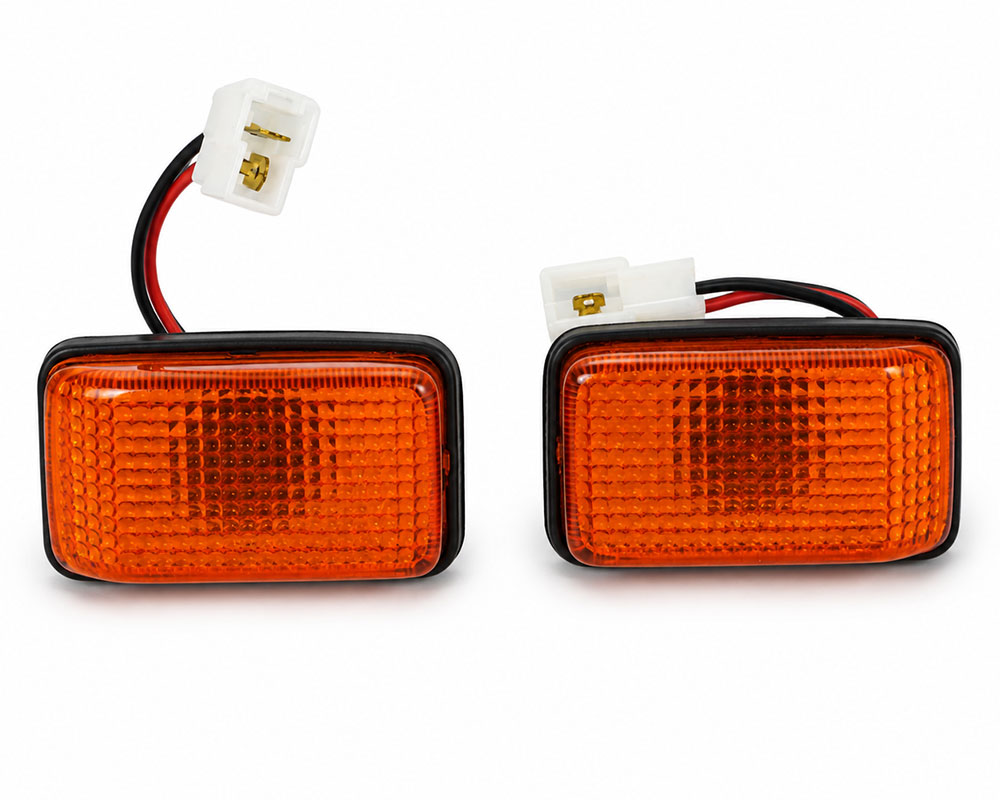 Side Turn Signal Light - for Nissan D22 Pickup - LH + RH Pair – OEM 26160-70N00