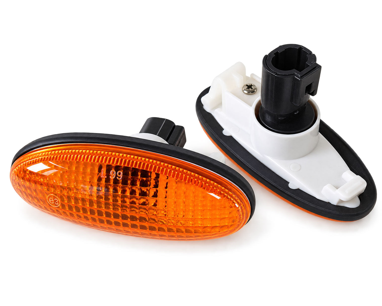 Side Marker Turn Signal Light - for Nissan Frontier 2003 - Amber Lens - LH + RH Pair – OEM 26160-61Y10