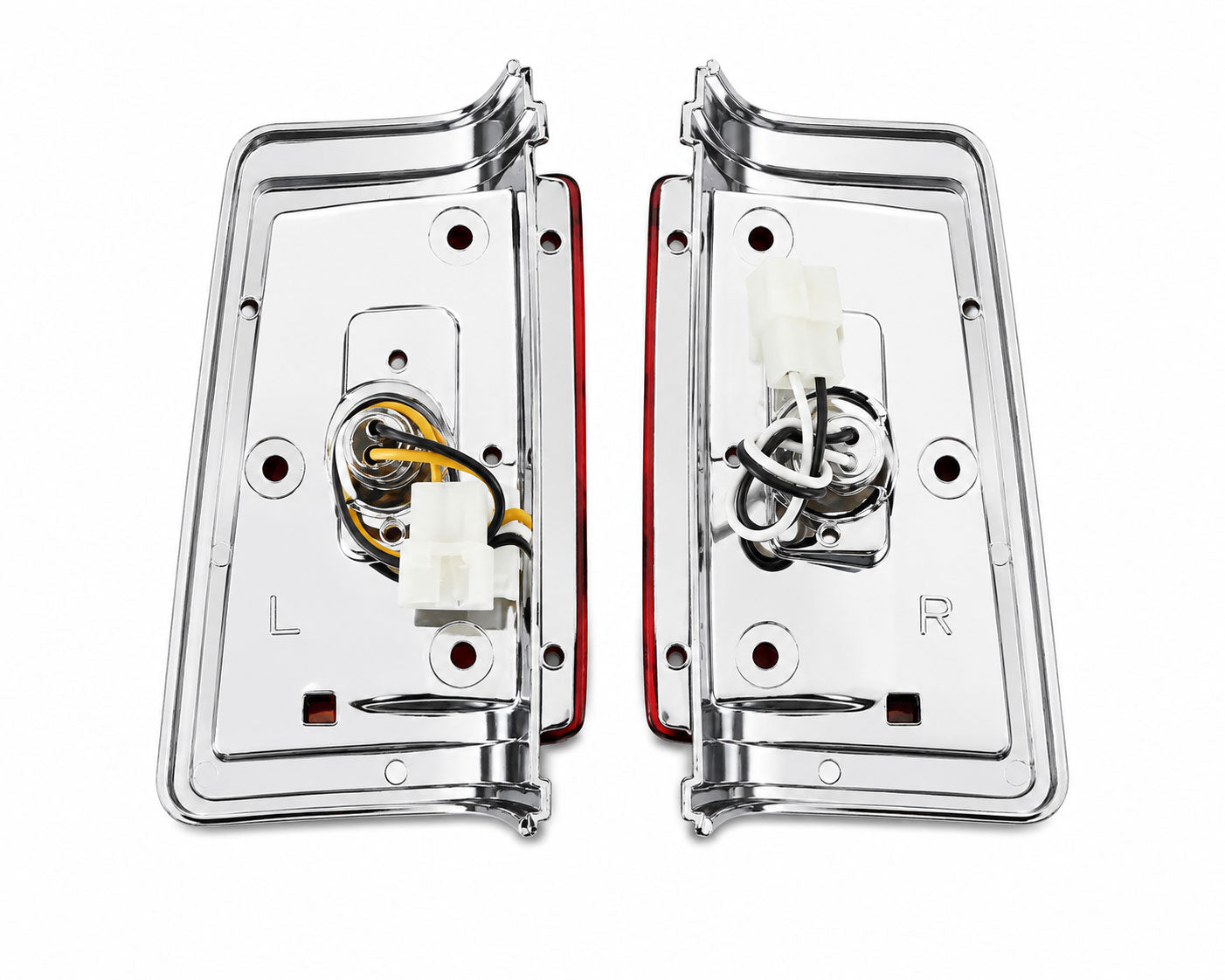 Front Corner Turn Signal Light - for Nissan 720 Pickup - Chrome - LH + RH Pair – OEM 26165-01W00 / 2616-01W00 - additional view 2