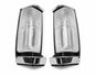 Front & Turn Signal Light - for Nissan D21 TD25 Pickup - Chrome - White Lens - LH + RH Pair – OEM B6175-47G01 / B6170-47G01