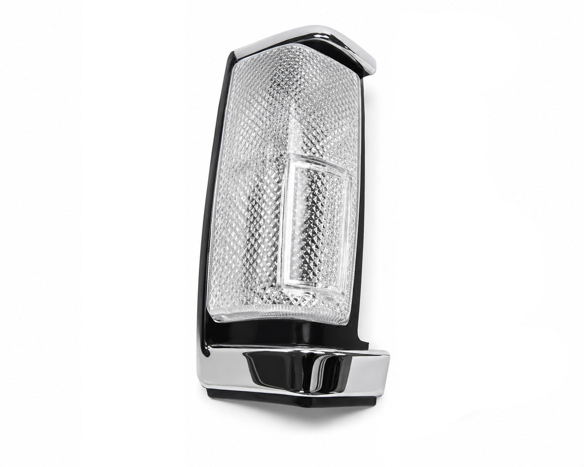 Front & Turn Signal Light - for Nissan D21 TD25 Pickup - Chrome - White Lens - RH – OEM B6170-47G01