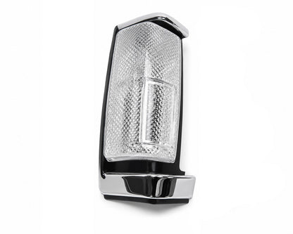 Front & Turn Signal Light - for Nissan D21 TD25 Pickup - Chrome - White Lens - RH – OEM B6170-47G01