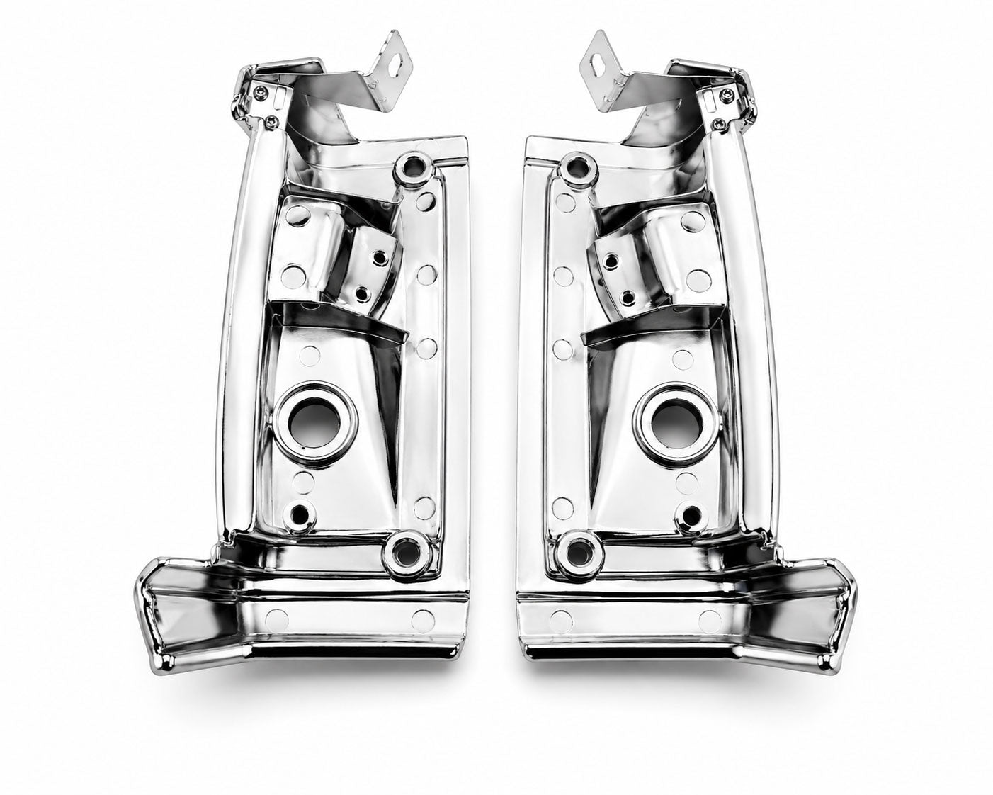 Front & Turn Signal Light - for Nissan D21 BDI90 Pickup - Chrome - White Lens - LH + RH Pair – OEM B6175-47G01 / B6170-47G01 - additional view 2