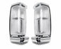 Front & Turn Signal Light - for Nissan D21 BDI90 Pickup - Chrome - White Lens - LH + RH Pair – OEM B6175-47G01 / B6170-47G01