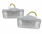 Front Bumper Turn Signal Light - for Nissan Sunny B11 - White Lens - LH + RH Pair – OEM 26135-11A00 / 26130-11A00