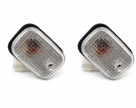 Turn Signal Light - for Nissan D21 Pickup - White Lens