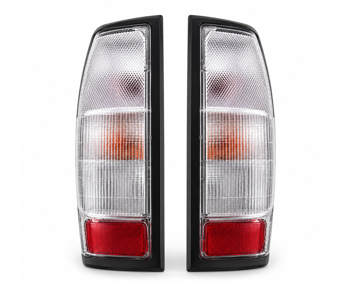 Rear Combination Light - for Nissan D22 Pickup - Cab White - LH + RH Pair – OEM 26555-2S425 / 26550-2S425