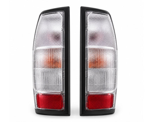 Rear Combination Light - for Nissan D22 Pickup - Cab White - LH + RH Pair – OEM 26555-2S425 / 26550-2S425