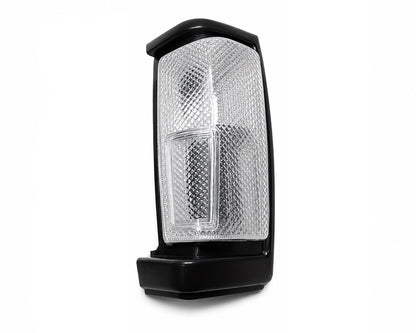 Front & Turn Signal Light - for Nissan D21 TD25 Pickup - Black - White Lens - LH – OEM B6175-35G02