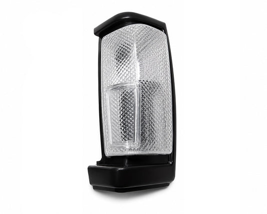 Front & Turn Signal Light - for Nissan D21 TD25 Pickup - Black - White Lens - LH – OEM B6175-35G02