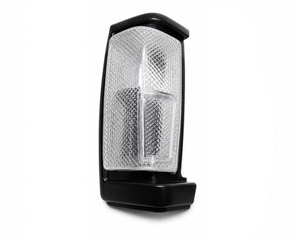 Front & Turn Signal Light - for Nissan D21 TD25 Pickup - Black - White Lens - RH – OEM B6170-35G02