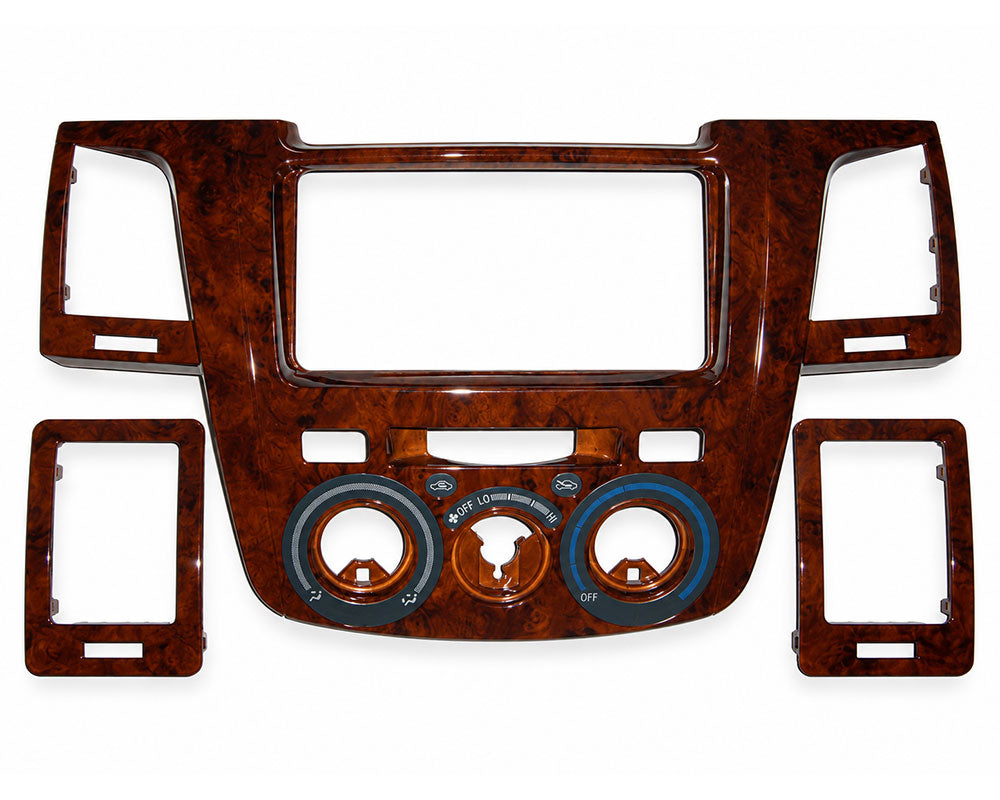 Toyota Genuine PZ015-0K011 woodgrain interior panel set for manual A/C