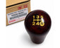 Toyota Hilux Manual Gear Shift Knob – Woodgrain – Dark Reddish Brown Woodgrain – Genuine