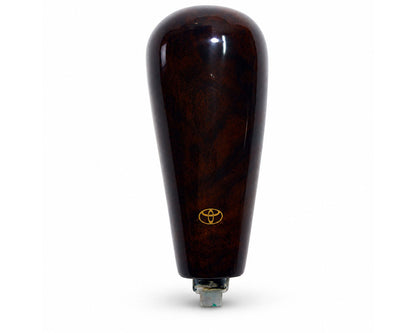 Toyota Automatic Gear Shift Knob – Woodgrain – Dark Reddish Brown Woodgrain – Genuine – view 2