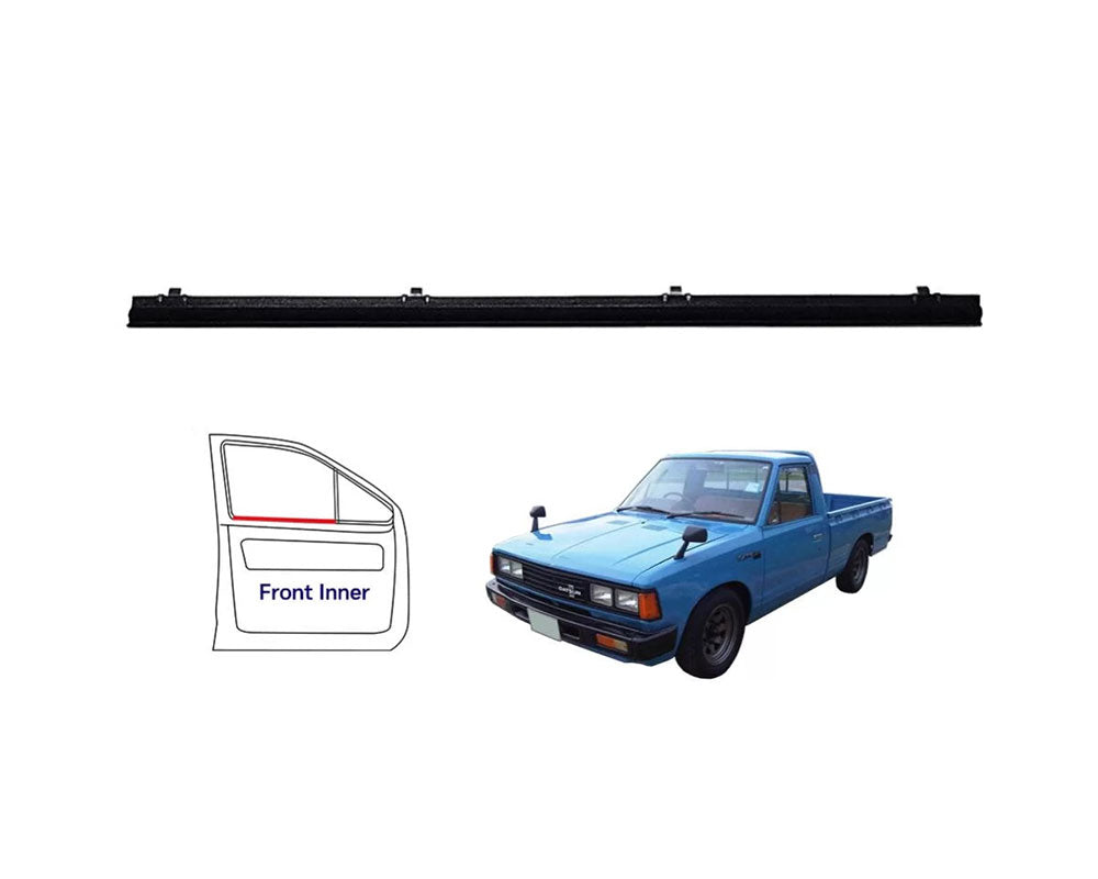Inner Front Door Belt Weatherstrip for Datsun / Nissan 720 - Short, With Vent Window - LH/RH - additional view 3