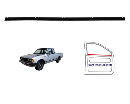 Inner Front Door Belt Weatherstrip for Datsun / Nissan 720 - Long, Without Vent Window - LH/RH - additional view 3