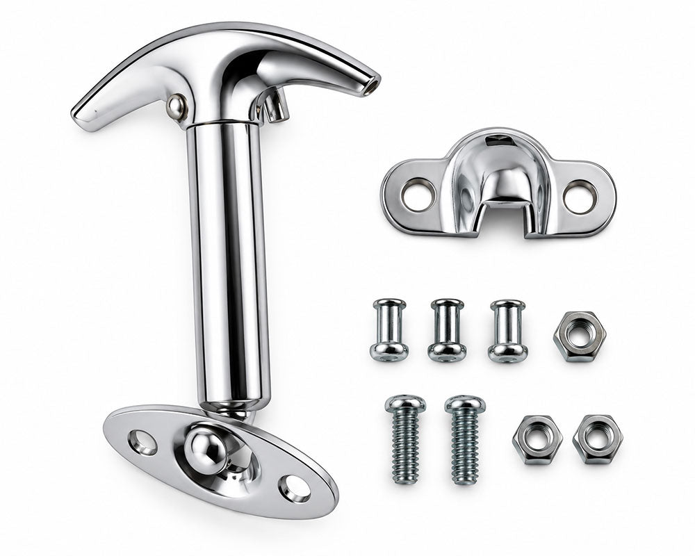 Hood Fastener Assembly Chrome for Toyota Land Cruiser BJ40 BJ42 FJ40 FJ45 1969-1984 OEM 53504-90300