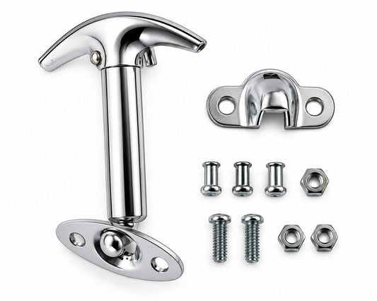 Hood Fastener Assembly Chrome for Toyota Land Cruiser BJ40 BJ42 FJ40 FJ45 1969-1984 OEM 53504-90300