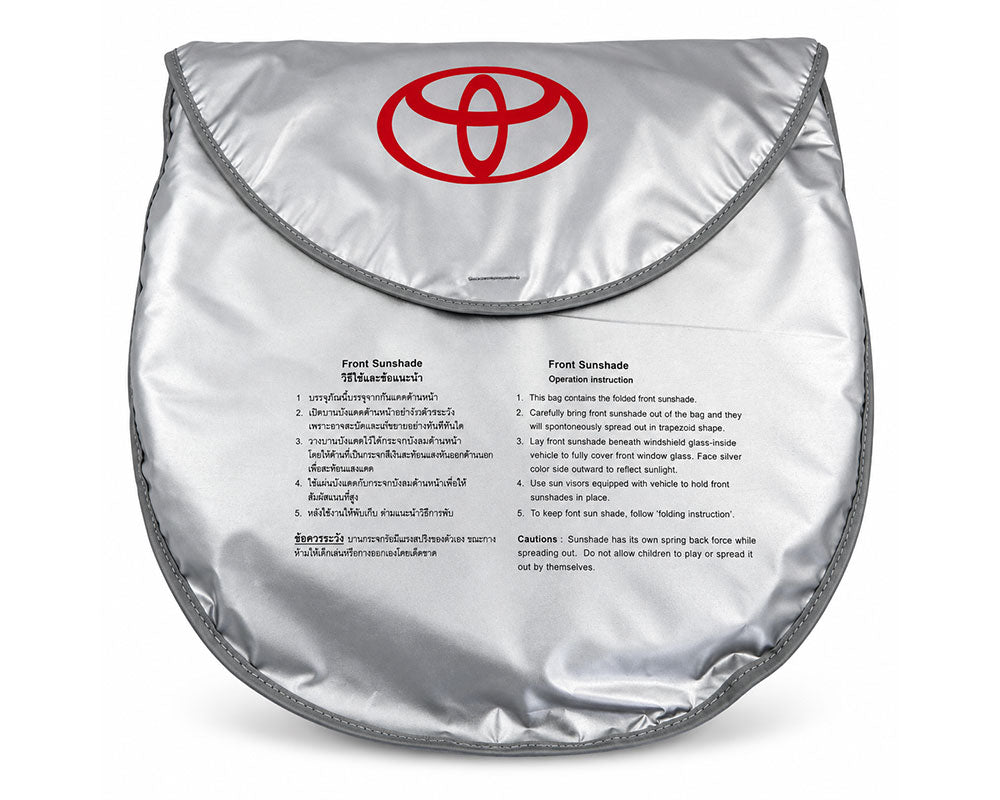 Toyota Prius Front Windshield Sunshade – Silver – Genuine