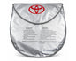 Toyota Prius Front Windshield Sunshade – Silver – Genuine
