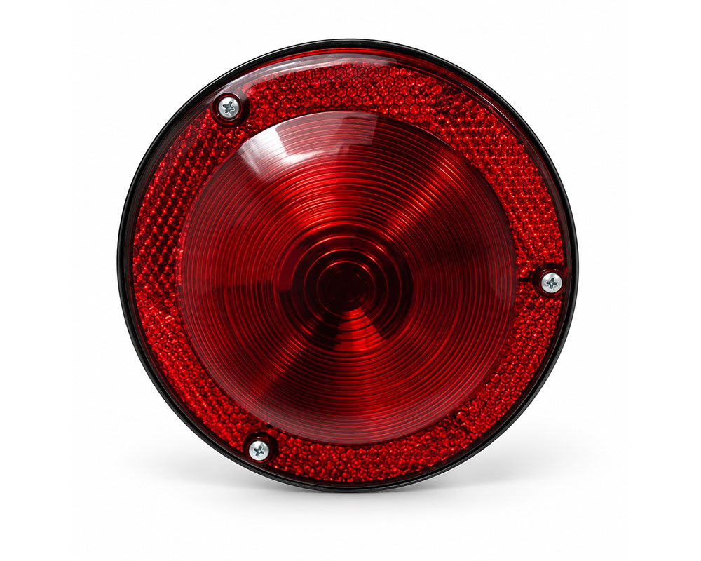 Rear Lamp Pair - for Jeep CJ5 / CJ6 - 12V - Red