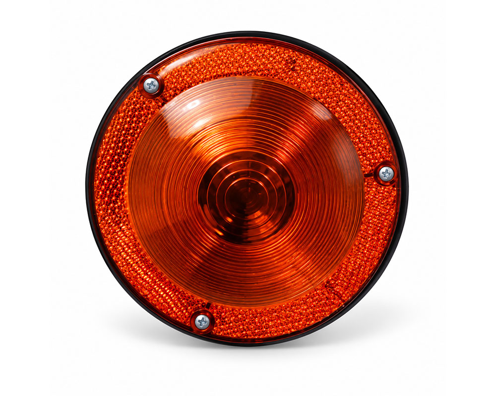 Rear Lamp Pair - for Jeep CJ5 / CJ6 - 12V - Amber