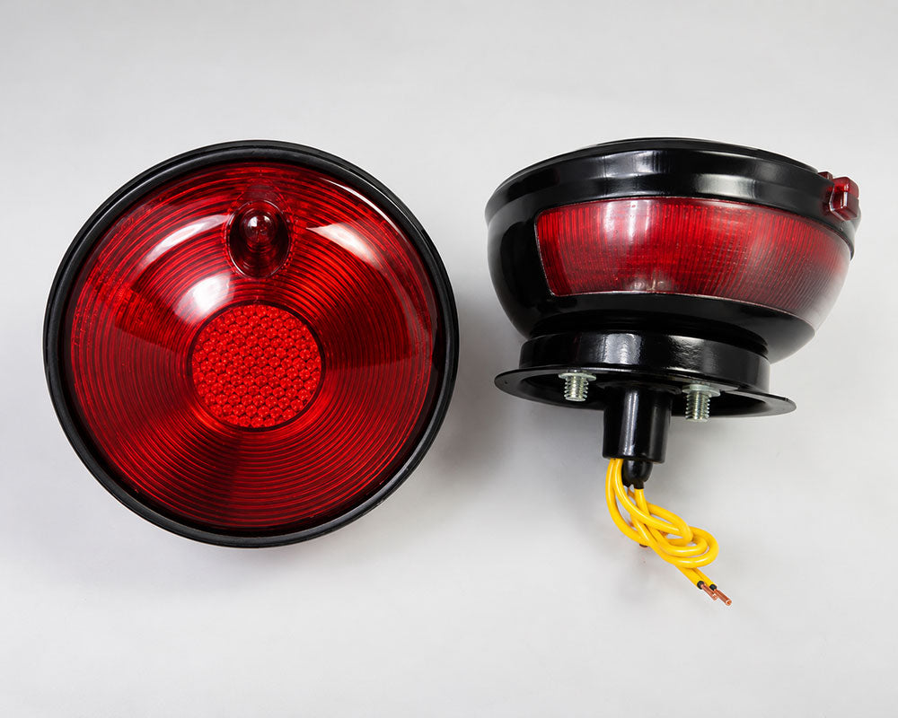 Rear Lamp Pair - for Jeep CJ6 - 12V / 24V - Red