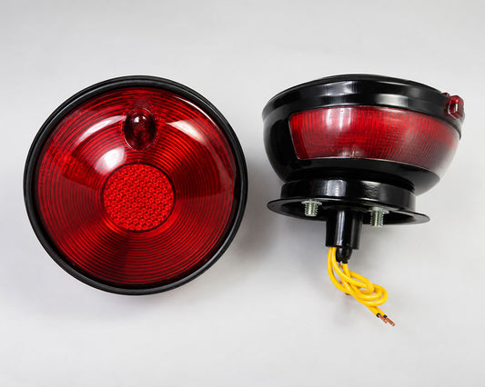 Rear Lamp Pair - for Jeep CJ6 - 12V / 24V - Red