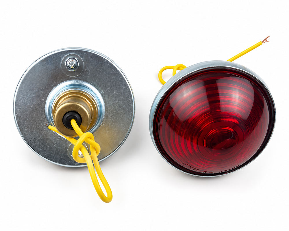 Signal & Marker Light Pair - for Jeep CJ6 - 12V - Red