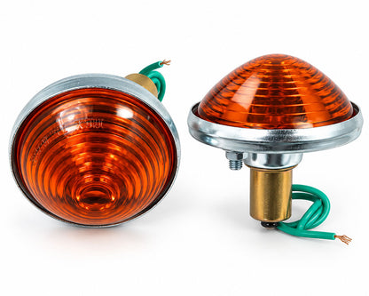 Signal & Marker Light Pair - for Jeep CJ6 - 12V - Amber