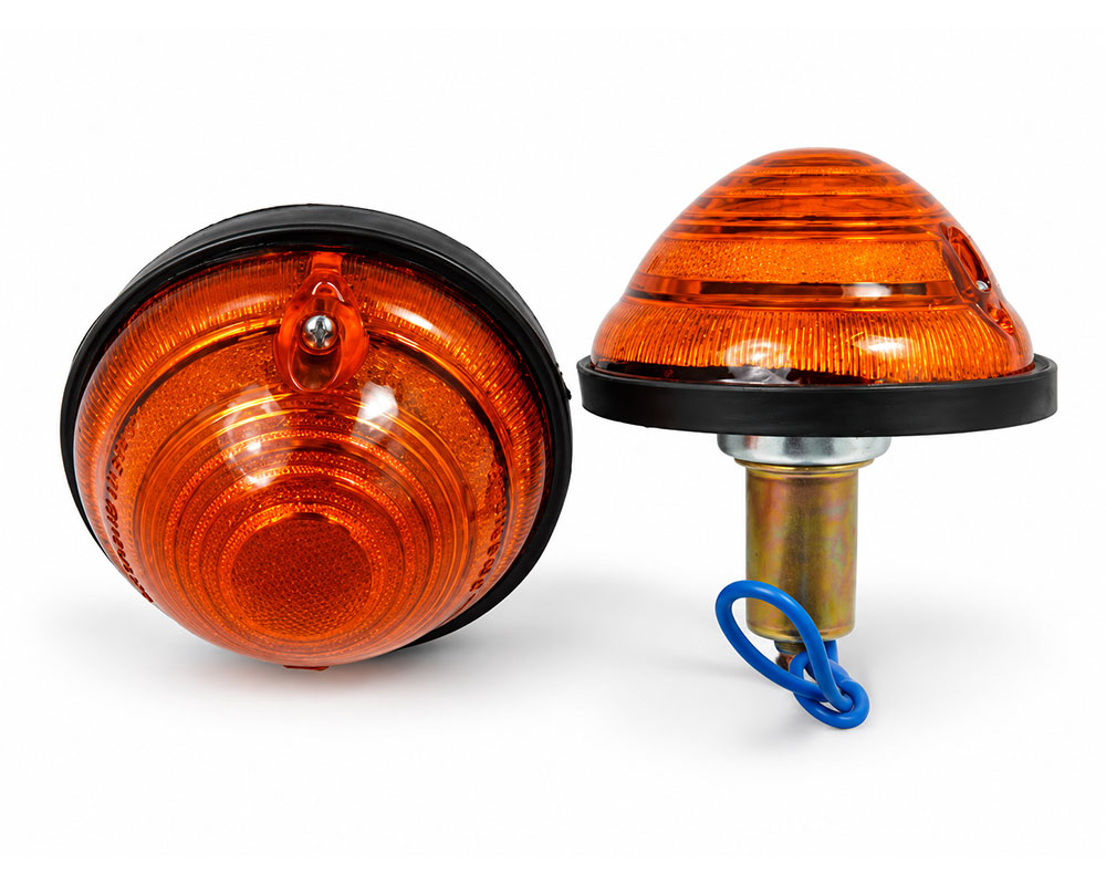 Signal & Marker Lamp Pair - for Land Rover - 12V - 170 Style - 2 pcs - Amber