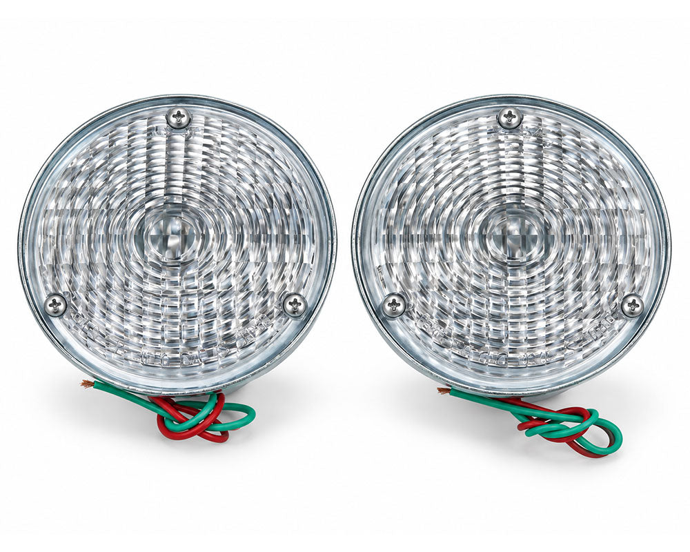 Front Signal & Parking Lamp Pair - for Jeep CJ5 / CJ6 - 12V - 2 pcs