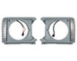Headlamp Door Surround & Parking / Clearance Light - for Toyota Hilux RN30 Pickup - Round Headlamp - Silver Gray - LH + RH Pair – OEM 81620-39145 / 81610-39145