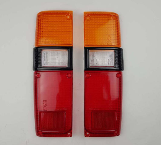 Rear combination tail light lens pair LH RH for 1979–1983 Toyota Hilux / Pickup RN30 / RN40 Series OEM 81561-89121 81551-89121