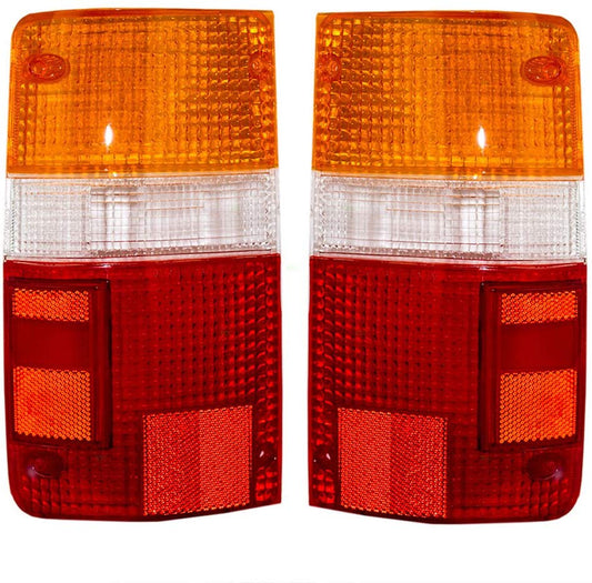 Rear combination tail light lens pair LH RH for Toyota Hilux / Mighty-X LN85 Series OEM 81561-89163 81551-89163