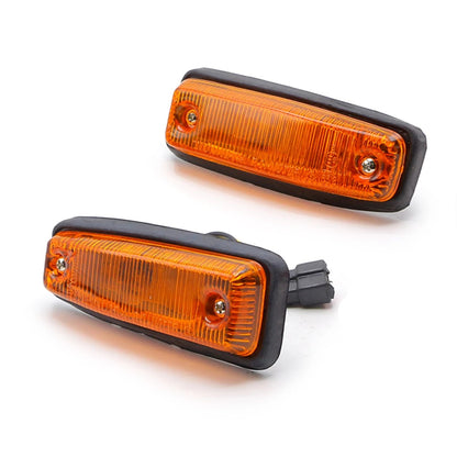 Side Marker Turn Signal Light Pair Left + Right (LH + RH) for 1974–1981 Toyota Corolla KE30 / KE3# / TE3#-series OEM 81730-19215 / 81740-19195