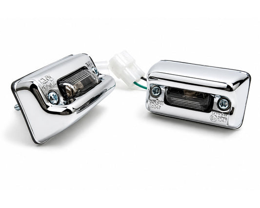 License Plate Light Pair - Small Chrome - KE70 for Toyota Corolla KE70 OEM 81270-19585
