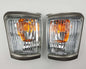 Front bumper turn signal light pair LH RH for 1979–1981 Toyota Hilux RN30 / RN40 Pickup OEM 81520-39315 81510-39315
