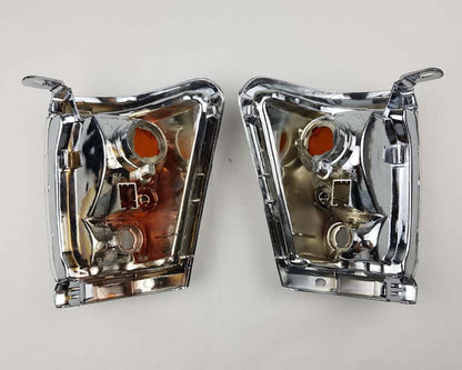 Front & Turn Signal Light - LN145 - Chrome - LH-RH for 1997–2005 Toyota Hilux / 4Runner Truck, including LN145 (application varies by market/production date) – OEM 81520-35060 / 81510-35140