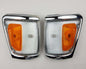 Front bumper turn signal light pair LH RH for 1979–1981 Toyota Hilux RN30 / RN40 Pickup OEM 81520-39315 81510-39315