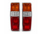 Rear Combination Light - for Toyota Hilux RN30 / RN40 Pickup 1979–1983 - Chrome Frame - LH + RH Pair – OEM 81560-39645 / 81550-39645