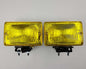 Yellow Headlamp - for Toyota Land Cruiser FJ75 / BJ75 / HJ75 70 Series - LH + RH Pair
