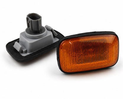 Side Marker Turn Signal Light Pair - LN166 - Amber Lens additional view 2