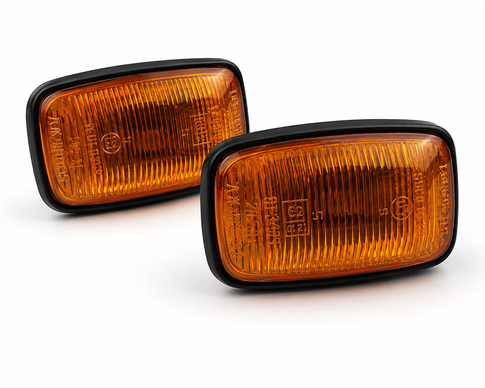 Side Marker Turn Signal Light Pair - LN166 - Amber Lens OEM 81730-04020