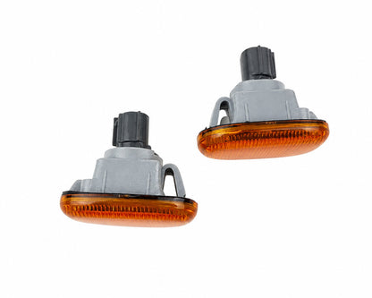 Side Marker Turn Signal Light Pair - Vigo Champ 12 - Amber Lens additional view 2